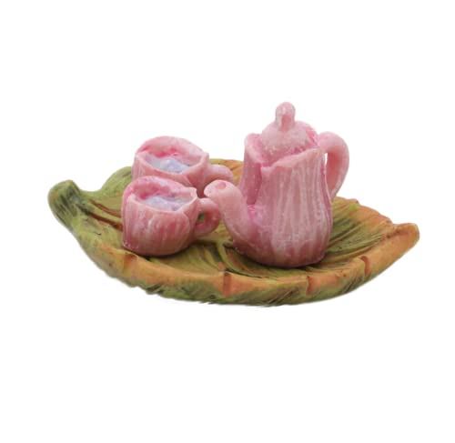 The Irish Fairy Door Company Feen-Tee-Set – Miniatur-Spielzeug-Zubehör The Irish Fairy Door Company Feen-Tee-Set – Miniatur-Spielzeug-Zubehör von The Irish Fairy Door Company