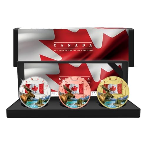 60 Years of the Canadian Maple Leaf Limited Edition 3 Coin Box Set 2025 60 Years of the Canadian Maple Leaf Limited Edition 3 Coin Box Set 2025 von The Koin Club