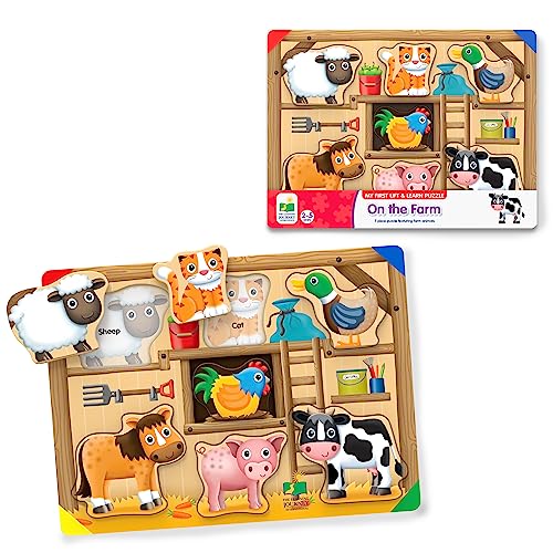 The Learning Journey: My First Lift & Learn - On The Farm - Frühe aktive Puzzle Intellektuelle Entwicklung - Jungen & Mädchen Puzzle Spielen Kleinkind Spielzeug & Geschenke für Kinder 2-5 Jahre The Learning Journey: My First Lift & Learn - On The Farm - Frühe aktive Puzzle Intellektuelle Entwicklung - Jungen & Mädchen Puzzle Spielen Kleinkind Spielzeug & Geschenke für Kinder 2-5 Jahre von The Learning Journey