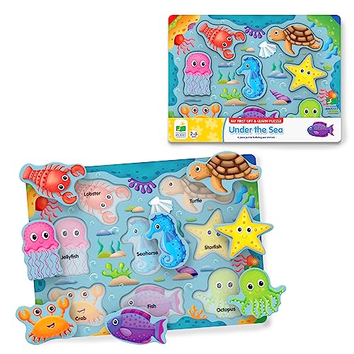 The Learning Journey: Under The Sea Lift & Learn - 26 Teile Puzzle - Ocean Friends Puzzles für Kleinkinder - Vorschulspiele & Aktivitäten für Vorschulspiele & Aktivitäten für Kinder im Alter von 2-5 The Learning Journey: Under The Sea Lift & Learn - 26 Teile Puzzle - Ocean Friends Puzzles für Kleinkinder - Vorschulspiele & Aktivitäten für Vorschulspiele & Aktivitäten für Kinder im Alter von 2-5 von The Learning Journey