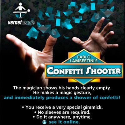 Confetti Shooter by Vernet Magic Trick von The Lord Of The Magic