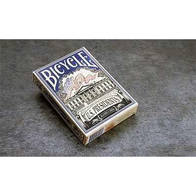 The Lord Of The Magic Bicycle US Presidents Playing Cards (Blue Collector Edition) von Collectable Playing Cards von The Lord Of The Magic