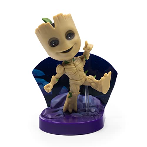 Marvel Superama Mini-Diorama Groot Glow-in-The-Dark SDCC Exclusive 10 cm von The Loyal Subjects