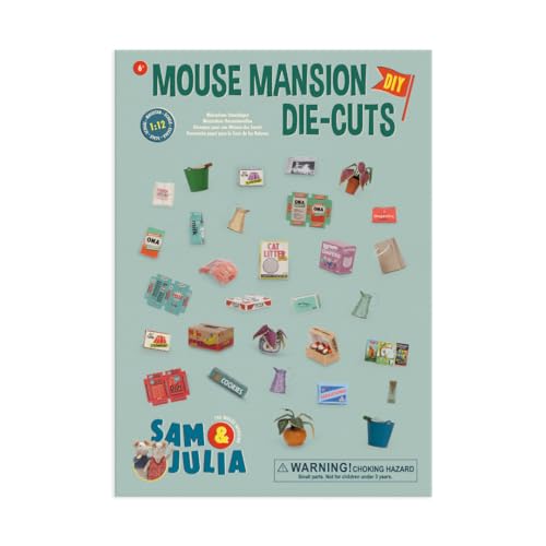 Sam & Julia - Komplett-Set mit Stanzbögen für Dein eigenes Mäusehaus – für Kinder jeden Alters von The Mouse Mansion