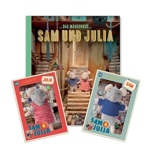 Sam & Julia - Paket: Entdecke das Mäusehaus – enthält: 1 Buch und 2 Kuscheltiere Sam und Julia 12cm – für Kinder jeden Alters Sam & Julia - Paket: Entdecke das Mäusehaus – enthält: 1 Buch und 2 Kuscheltiere Sam und Julia 12cm – für Kinder jeden Alters von The Mouse Mansion