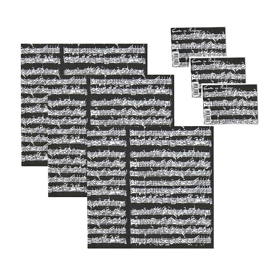 The Music Gifts Company Wrap Pack Manuscript - Black Geschenkartikel The Music Gifts Company Wrap Pack Manuscript - Black Geschenkartikel von The Music Gifts Company