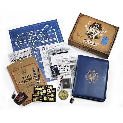 The Man from Sector Six - Secret Agent Escape-Room Brettspiel von The Mystery Agency von The Mystery Agency