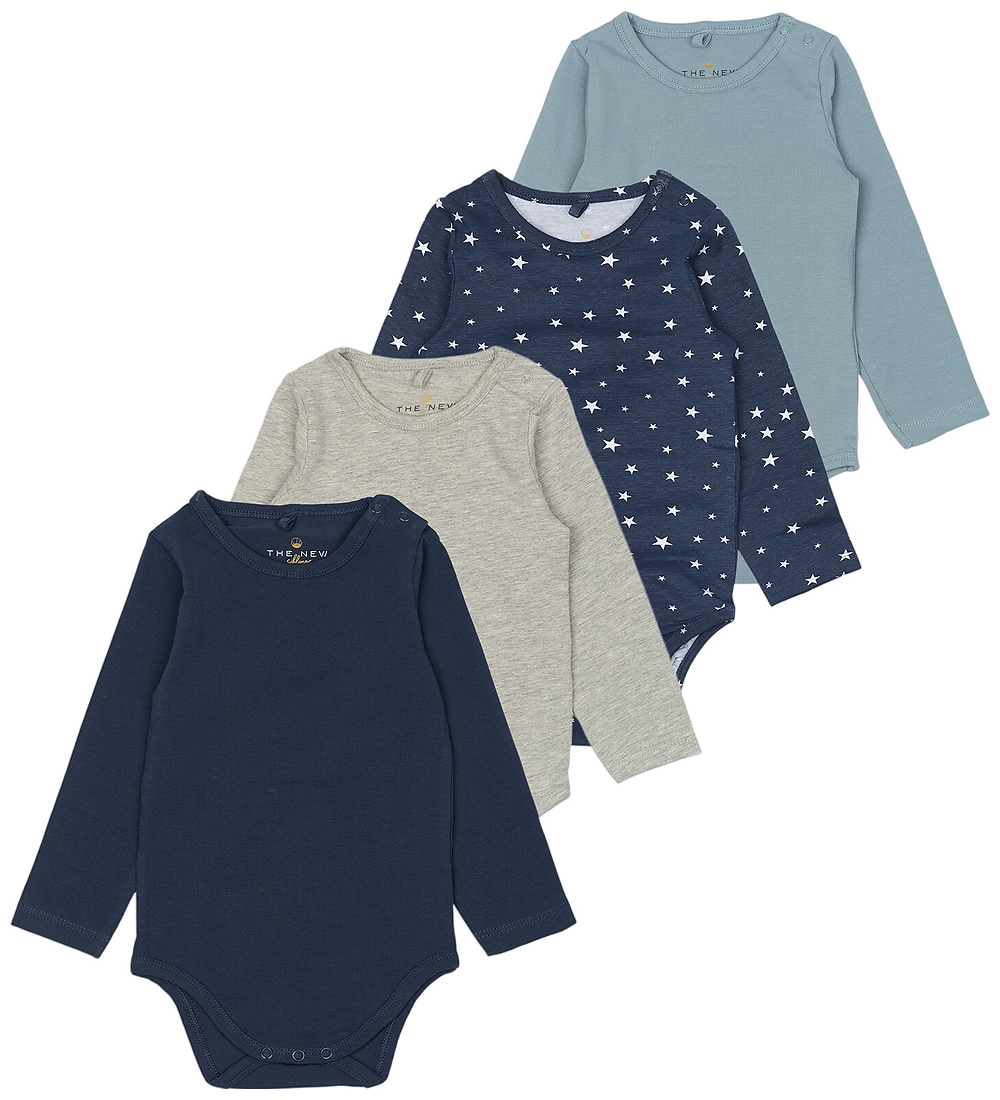 The New Siblings Body l/ä - TnsbBaby - 4er-Pack - Mood Indigo - The New - 68 - Body L/Ä The New Siblings Body l/ä - TnsbBaby - 4er-Pack - Mood Indigo - The New - 68 - Body L/Ä von The New