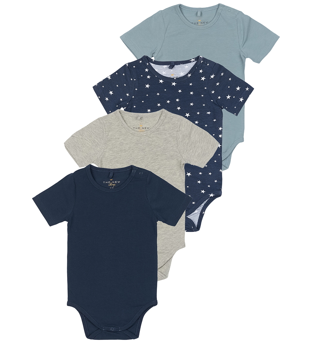 The New Siblings Bodys k/ä - 4er-Pack - TnsbBaby - Multi Color M - The New - 56 - Body K/Ä The New Siblings Bodys k/ä - 4er-Pack - TnsbBaby - Multi Color M - The New - 56 - Body K/Ä von The New