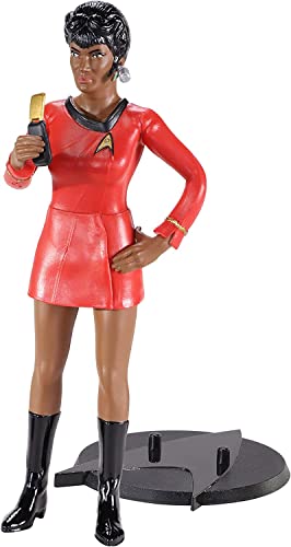 The Noble Collection Star Trek: The Original Series Bendyfigs - Uhura - Noble Toys 19cm Bendable Posable Collectible Doll Figure with Stand and Mini Accessories von The Noble Collection