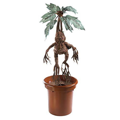 The Noble Collection Mandrake Interactive Collectors Plush by Officially Licensed 14in (35cm) Harry Potter Toy Dolls Mandrake Plush & Plant Pot - for Kids & Adults von The Noble Collection