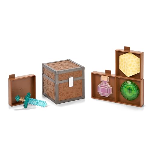 NOBLE Minecraft Set Final Loot Truhe 10Cm von The Noble Collection
