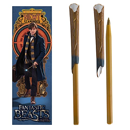 The Noble Collection Newt's Wand Pen & Lesezeichen, NN5011 von The Noble Collection