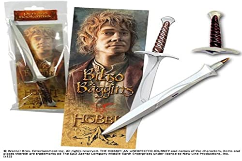 Noble Collection NN1217 - Der Herr der Ringe: Feder und Bookmark Sting von The Noble Collection