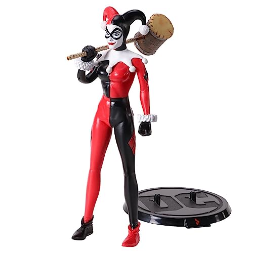 The Noble Collection DC-Harley Quinn Rebirth Bendyfig (Comic) von The Noble Collection