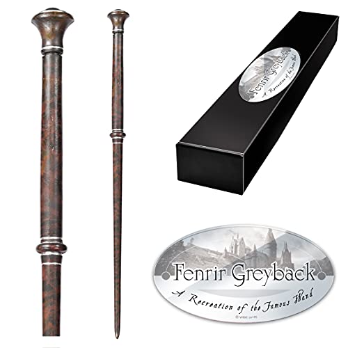 The Noble Collection - Fenrir Greyback Character Wand - 14in (35cm) Wizarding World Wand with Name Tag - Harry Potter Film Set Movie Props Wands von The Noble Collection