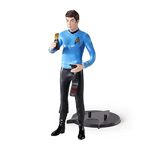 The Noble Collection Star Trek: The Original Series Bendyfigs - Doctor McCoy - Noble Toys 19cm Bendable Posable Collectible Doll Figure with Stand and Mini Accessories von The Noble Collection