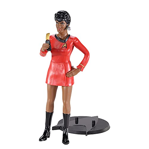 The Noble Collection Star Trek: The Original Series Bendyfigs - Uhura - Noble Toys 19cm Bendable Posable Collectible Doll Figure with Stand and Mini Accessories von The Noble Collection