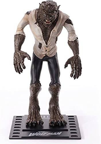 The Noble Collection Universal Monsters Bendyfigs Biegefigur Wolfman 19 cm (NN1164) von BendyFigs