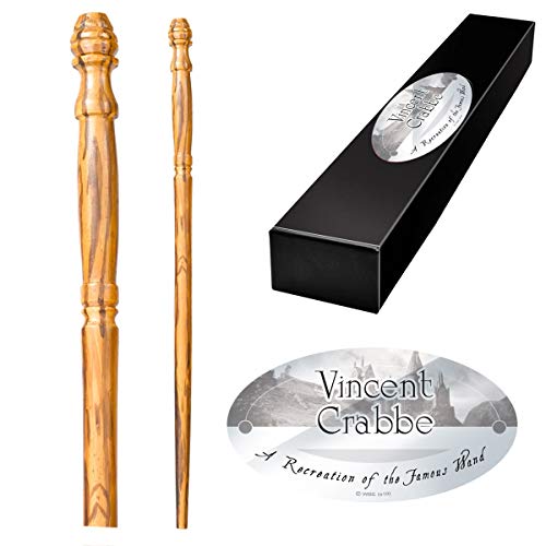 The Noble Collection - Vincent Crabbe Character Wand - 15in (38cm) Wizarding World Wand with Name Tag - Harry Potter Film Set Movie Props Wands von The Noble Collection