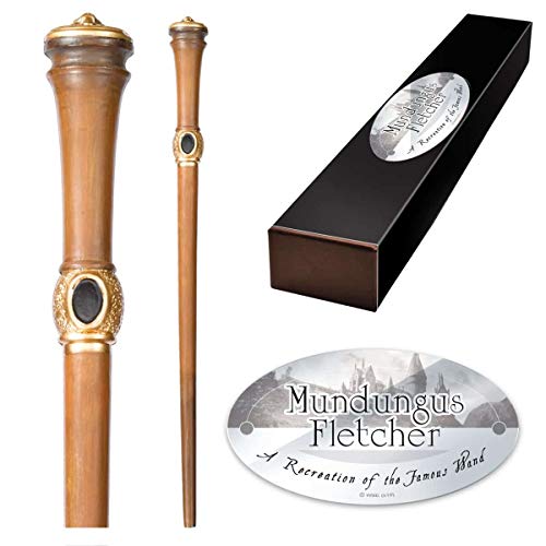 he Noble Collection - Mundungus Fletcher Character Wand - 13in (33cm) Wizarding World Wand With Name Tag - Harry Potter Film Set Movie Props Wands von The Noble Collection