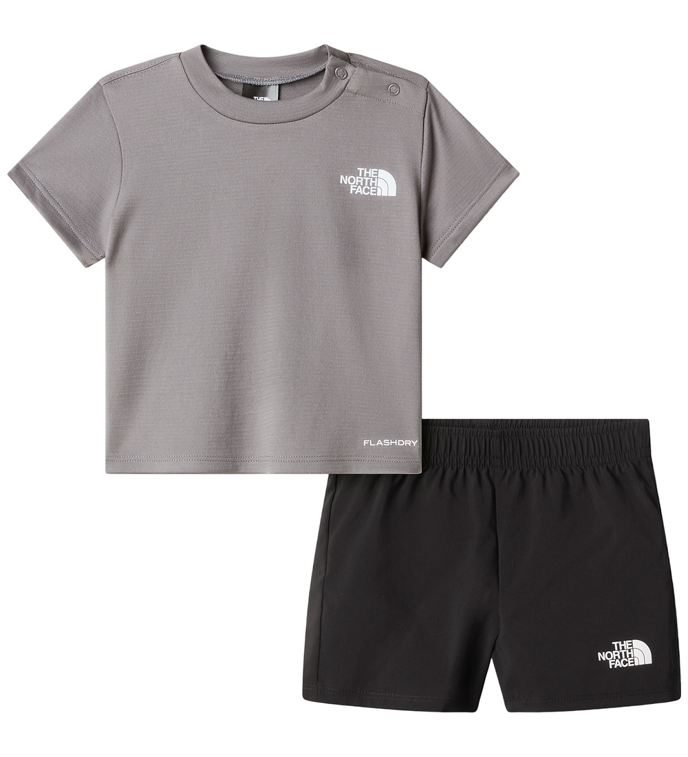 The North Face Shorts Set - Baby - Smoked Pearl/TNF Black - The North Face - 6-12 mt - Shorts The North Face Shorts Set - Baby - Smoked Pearl/TNF Black - The North Face - 6-12 mt - Shorts von The North Face