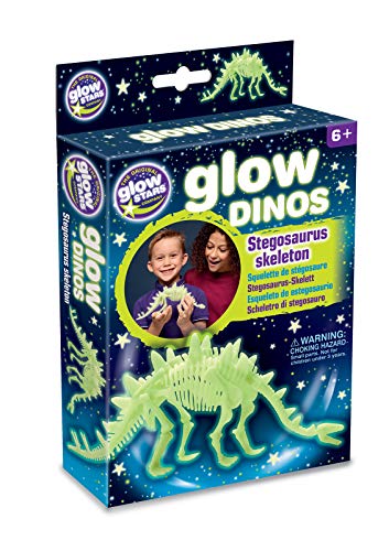 The Original Glowstars Company Glow-in-The-Dark Dinos Skelett Modell, Stegosaurus von The Original Glowstars Company