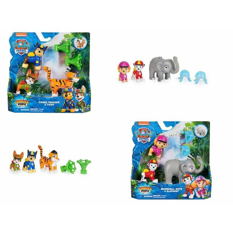 Playset The Paw Patrol Jungle 19,05 x 20,23 x 5,71 cm 4 Stück von The Paw Patrol