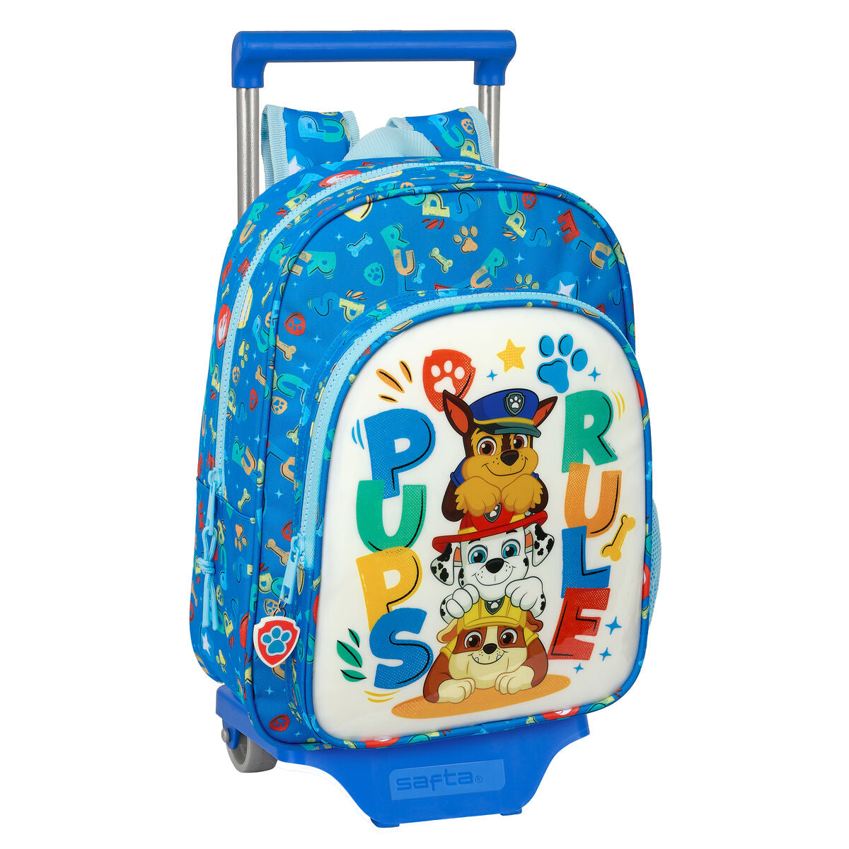 Schulrucksack mit Rädern The Paw Patrol Pups rule Blau 26 x 34 x 11 cm Schulrucksack mit Rädern The Paw Patrol Pups rule Blau 26 x 34 x 11 cm von The Paw Patrol