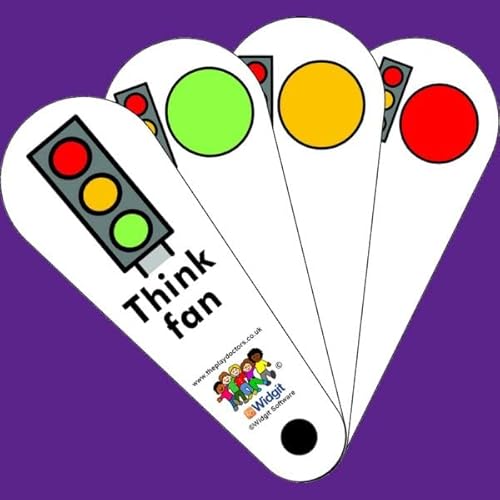 Ampel Denken Gefühle Emotionen & Verhalten Fan - ASD/Autismus/SEN/Besondere Bedürfnisse Nonverbale Sprachverzögerung Soziale Kommunikationshilfe von The Play Doctors