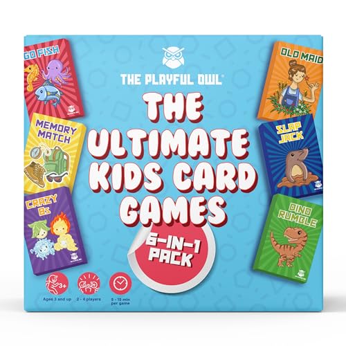 The Playful Owl Ultimate Kids Card Games von The Playful Owl
