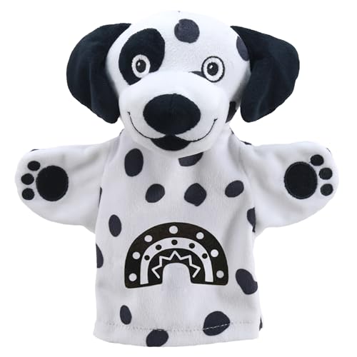 The Puppet Company - Meine erste Handpuppe schwarz und weiß - Hundehandpuppe [Babyprodukt] von The Puppet Company