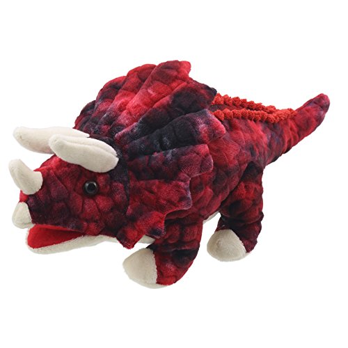 The Puppet Company Baby Dinos Triceratops Red von The Puppet Company