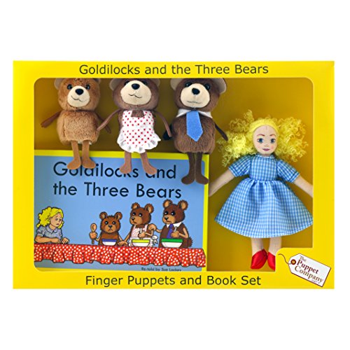 The Puppet Company - Traditional Story Sets - Goldilocks & The Three Bears Finger Puppet Set von The Puppet Company