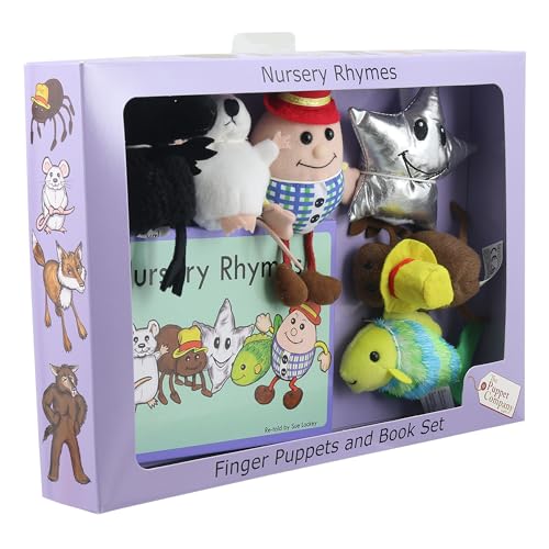 The Puppet Company - Traditional Story Sets - Nursery Rhymes Finger Puppet Set, 14 x 20 Centimeters von The Puppet Company