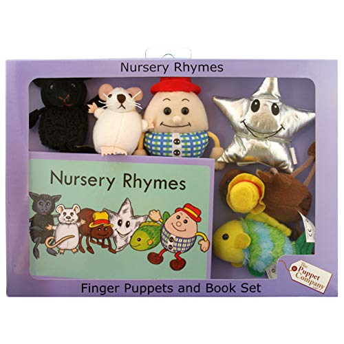 The Puppet Company - Traditional Story Sets - Nursery Rhymes Finger Puppet Set, 14 x 20 Centimeters von The Puppet Company