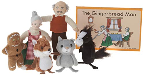 The Puppet Company - Traditional Story Sets - The Gingerbread Man Finger Puppet Set, PC007907 von The Puppet Company