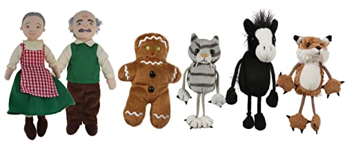 The Puppet Company - The Gingerbread Man Story Fingerpuppen-Set von The Puppet Company