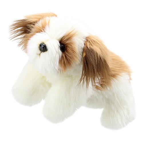 The Puppet Company Vollmundiger Hund Handpuppe, Braun & Weiß, PC001824, 30cm The Puppet Company Vollmundiger Hund Handpuppe, Braun & Weiß, PC001824, 30cm von The Puppet Company