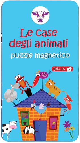 Die Häuser der Tiere. Magnetisches Puzzle von The Purple Cow
