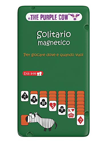 Purple Cow 7290016026832 Solitario Magnetico Magnetspiel, Violett, Small von The Purple Cow