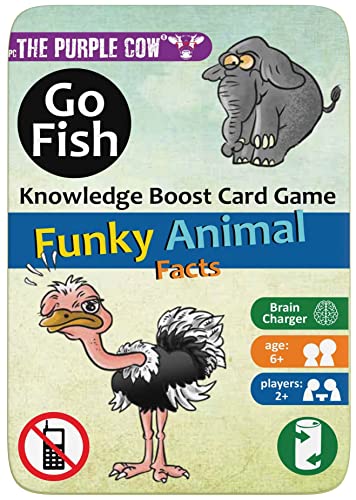 The Purple Cow Go Fish! - Funky Animals Facts - Das klassische Kartenspiel mit allgemeinem Wissensschub für Kinder und Familien ab 6 Jahren The Purple Cow Go Fish! - Funky Animals Facts - Das klassische Kartenspiel mit allgemeinem Wissensschub für Kinder und Familien ab 6 Jahren von The Purple Cow
