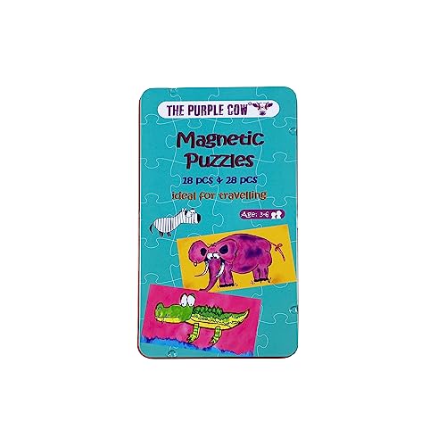 The Purple Cow PC078 Magnetic Travel Game, Mini Puzzles von The Purple Cow