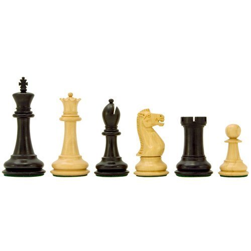 The Regency Chess Company Victoria Serie Ebonisiertes Buchsbaumholz Schachfiguren 9.5cm von The Regency Chess Company