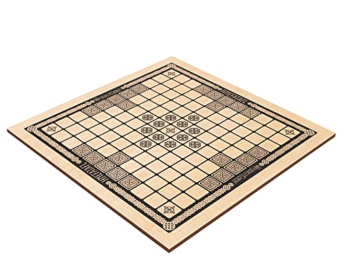 The Viking Game Board - Holz-Spielbrett kompatibel mit The Viking Game (Hnefatafl) von The Regency Chess Company