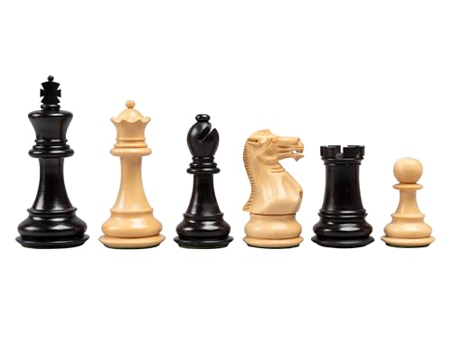 Wettbewerb Schachfiguren - 7,6 cm mit Schachfigurenkoffer von The Regency Chess Company
