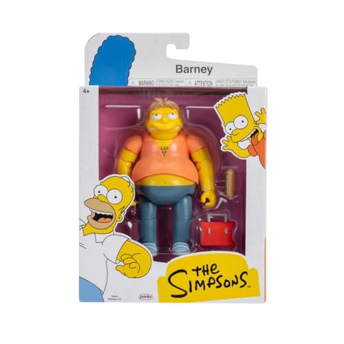The Simpsons - Figur mit Gelenken, 12,7 cm – Figur Barney Gumble The Simpsons - Figur mit Gelenken, 12,7 cm – Figur Barney Gumble von The Simpsons