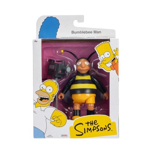 The Simpsons - Figur mit Gelenken, 12,7 cm – Figur Bumblebee Man The Simpsons - Figur mit Gelenken, 12,7 cm – Figur Bumblebee Man von The Simpsons