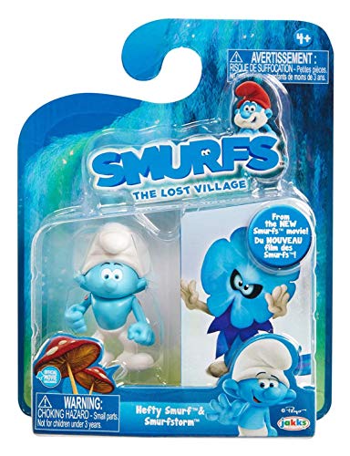 Smurfs 5.7cm Figures, Hefty Smurf and Smurfstorm von The Smurfs