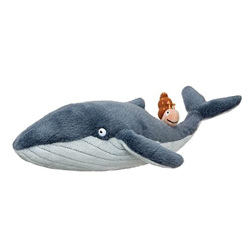 AURORA Snail and The Whale Soft Toy, 61238, 7in, Grey, for Fans of The Book by Julia Donaldson and Axel Scheffler, Blue von Aurora